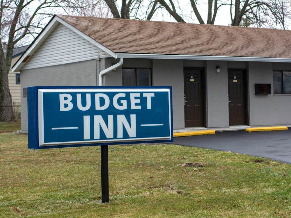 Oxford's cold shelter, which consists of six rooms in the Budget Inn, was operating far above capacity in February.