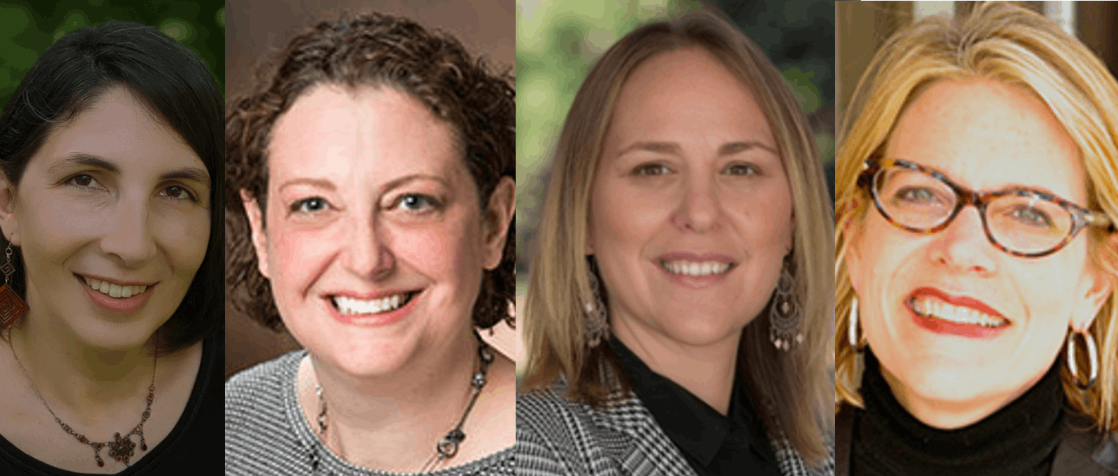 From left to right: Cristina Alcalde, Jayne Brownell, Kimberly Moore, and Liz Mullenix. 