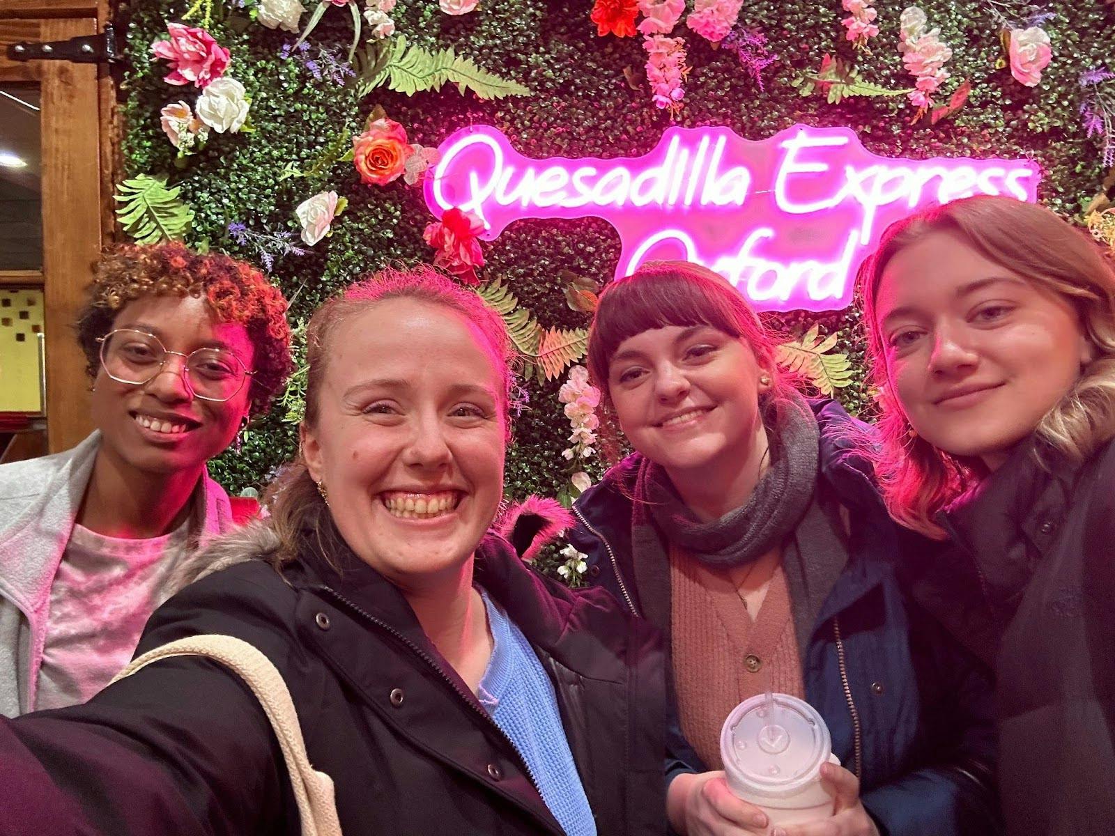 Senior Staff Writer, Abbey Elizondo, and friends thoroughly enjoyed new Oxford restaurant, Quesadilla Express.