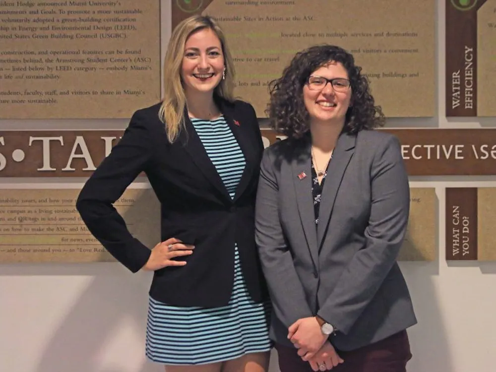 Julia Koenig (left) and Shelby Frye.