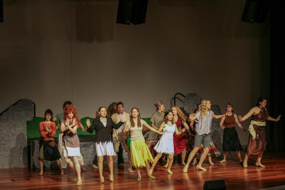 Stage Left, one of Miami’s theater clubs, performing in their Fall show of 'Firebringer' in November.