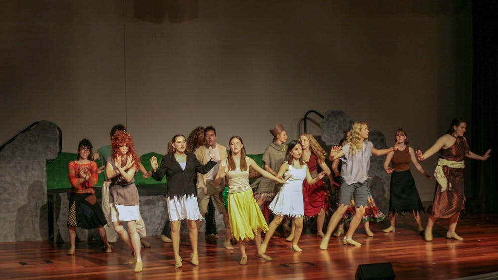 Stage Left, one of Miami’s theater clubs, performing in their Fall show of 'Firebringer' in November.