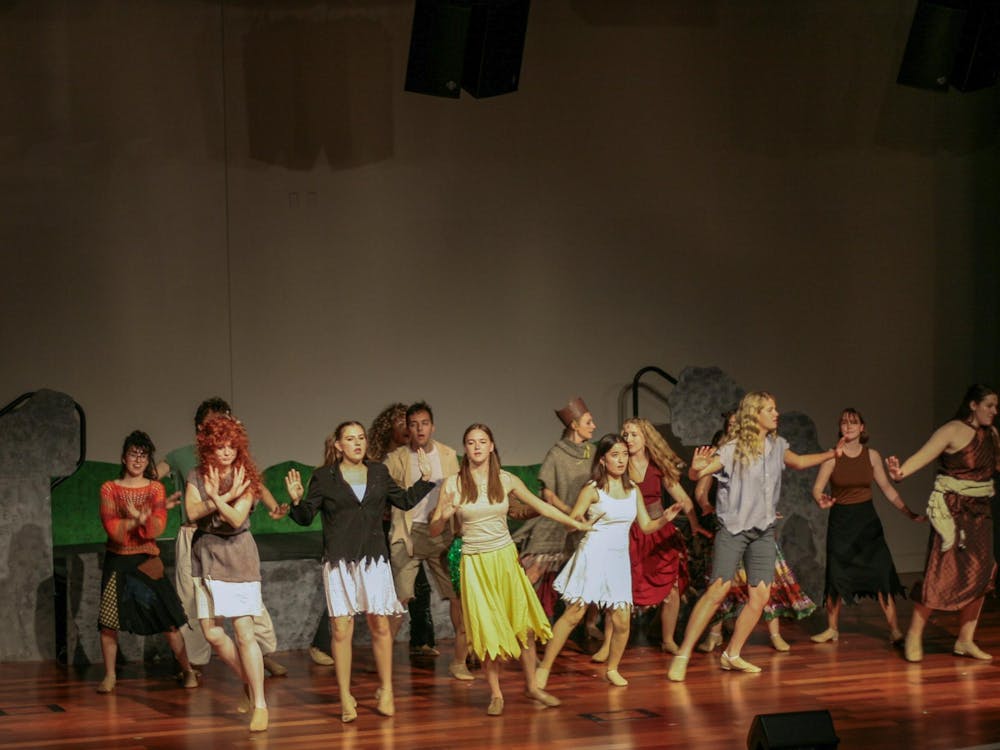 Stage Left, one of Miami’s theater clubs, performing in their Fall show of 'Firebringer' in November.