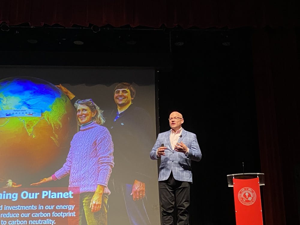 At President Crawford's 2023 State of the University address, he highlighted high application numbers, DEI efforts and research funding. He also introduced the university's new "Power of Will" campaign.