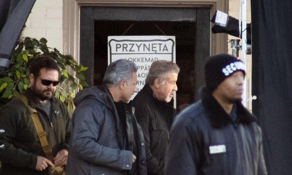 Sylvester Stallone filmed scenes for his new film, 'Alarum,' in Oxford.