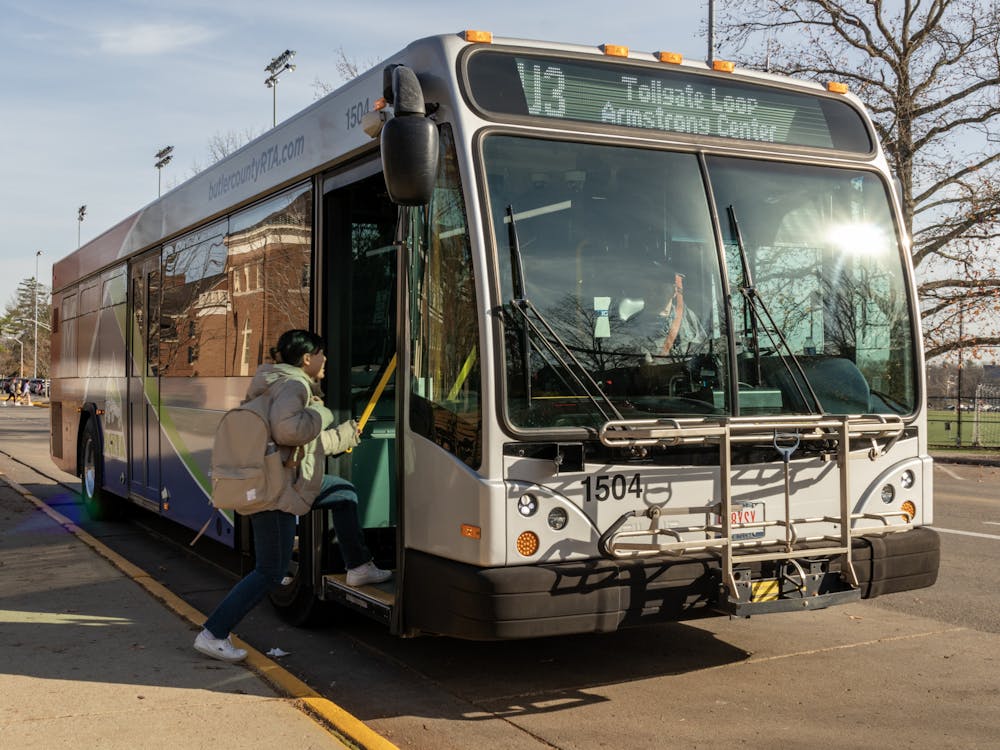 Students at Miami University can take the Butler County Regional Transit Authority for free around campus and off-campus, seven days a week from 7 a.m. to 7 p.m.