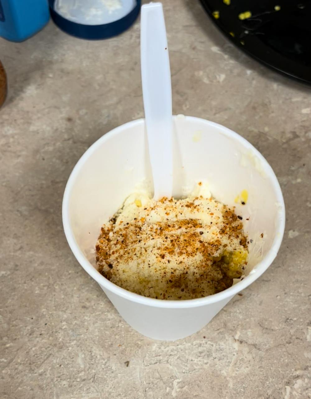 A version of elotes, a popular Mexican street food, can easily be made in your dorm.﻿