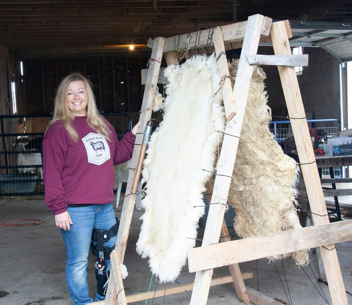 Bethany Cantwell is a fifth-generation farmer and started Aurora Blue Farm in 2015.