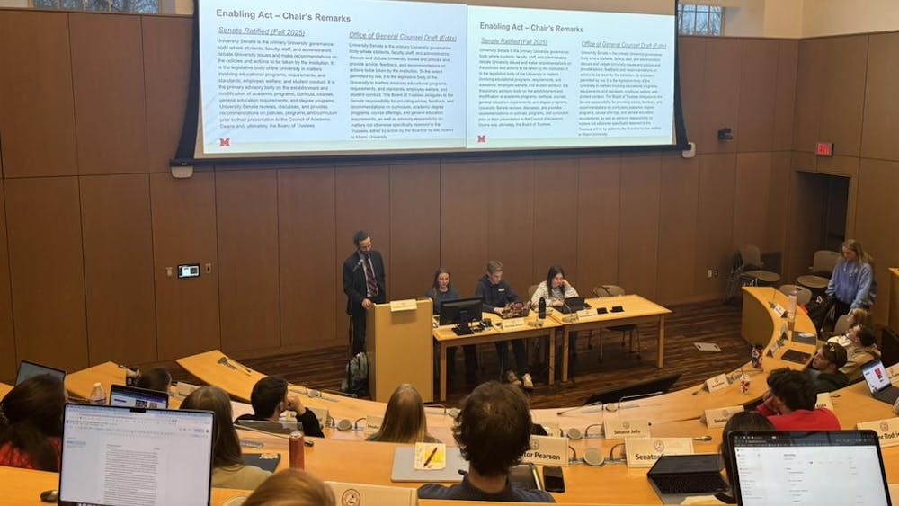 Nathan French provides updates from the University Senate.