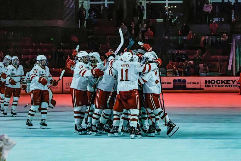 Miami University Hockey Hosts Robert Morris in Home Opener