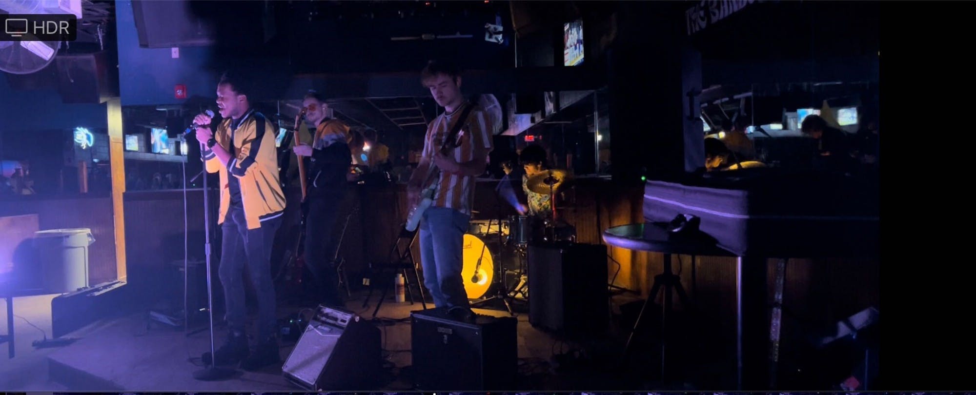 Lead singer Jordan Mtui performs with his band Bananarchy.