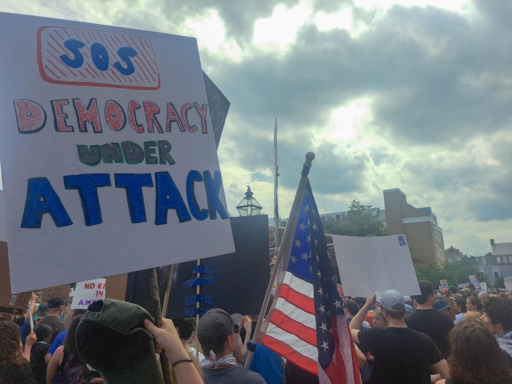 <p>Author Eliza Sullivan attended the "No Kings Day" protest in Alexandria, Virginia, and said the energy was "electric."</p>
