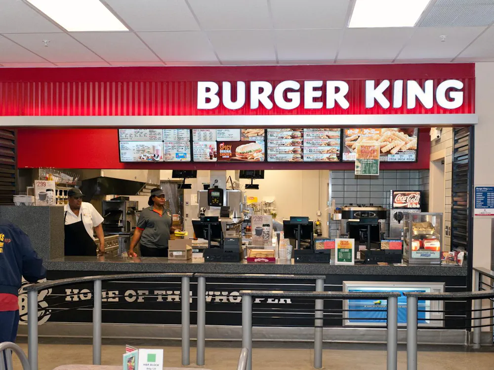 A Burger King food court restaurant. Photo from Wikimedia Commons.