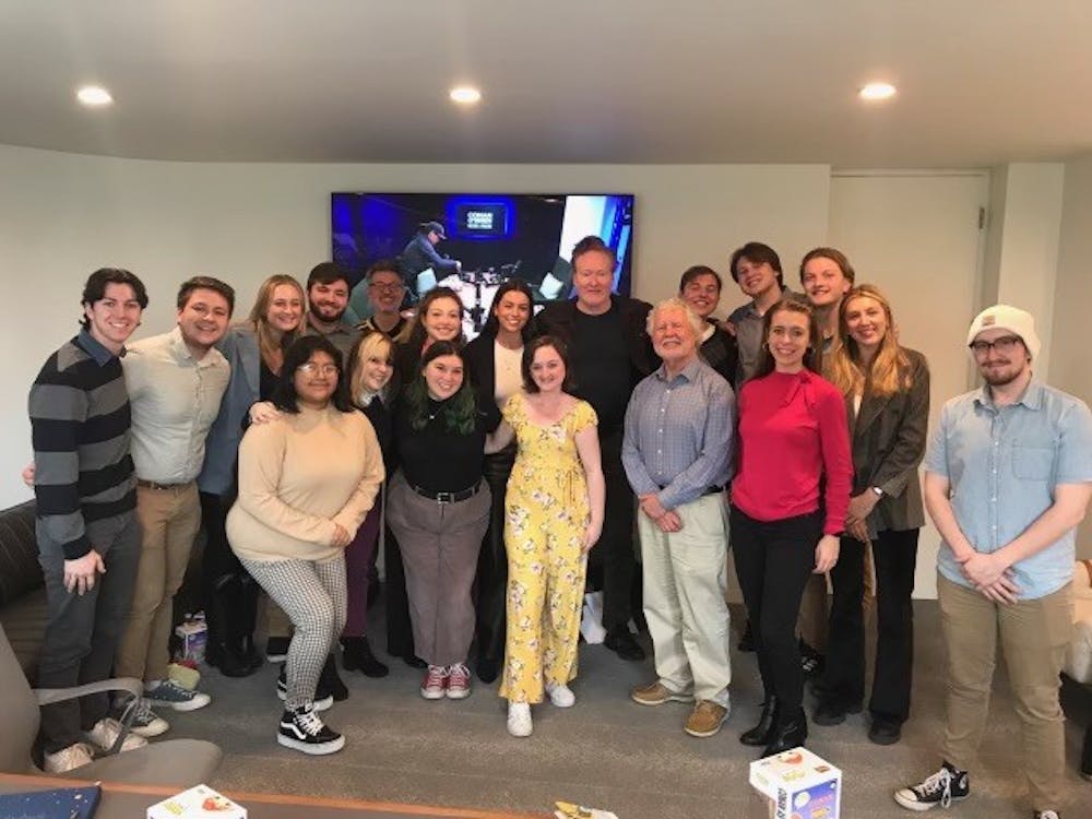 The students of the Inside Hollywood Program got the chance to meet Conan O'Brien and watch a live recording of his podcast, "Conan O'Brien Needs A Friend."