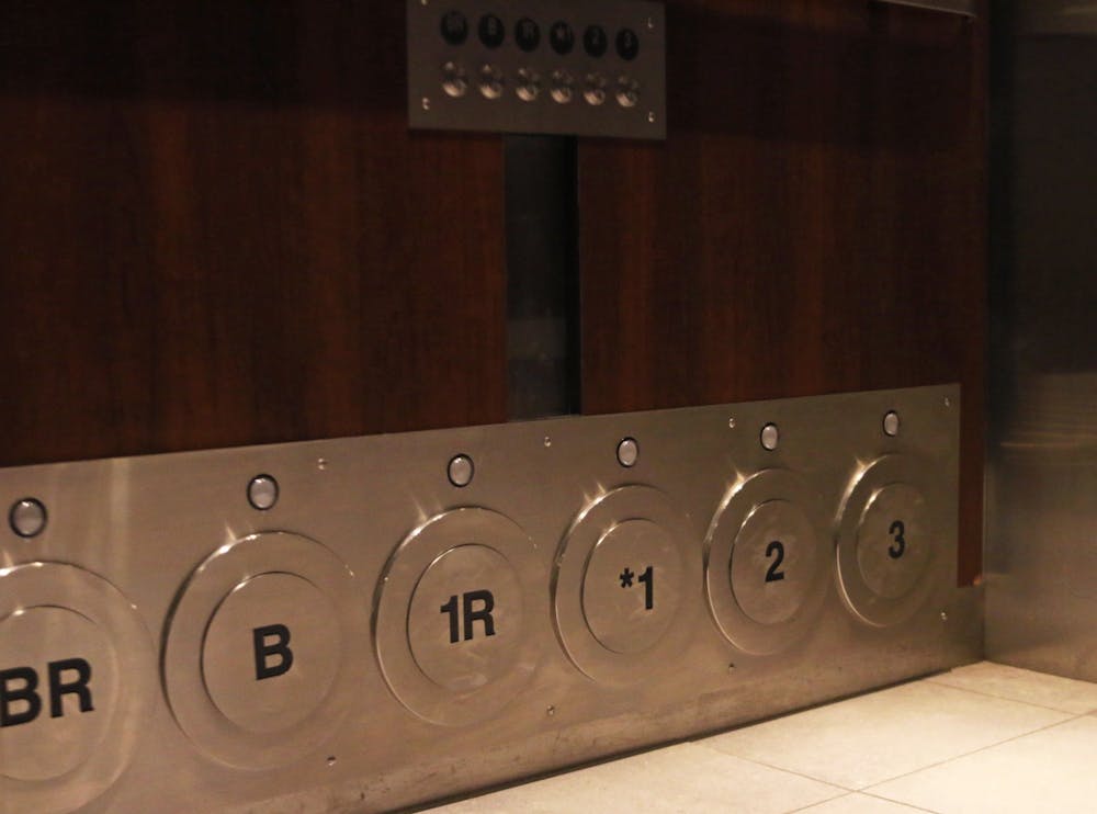 <p>New accessibility features have been added to an elevator in Armstrong Student Center making an effort toward accessibility for all. </p>