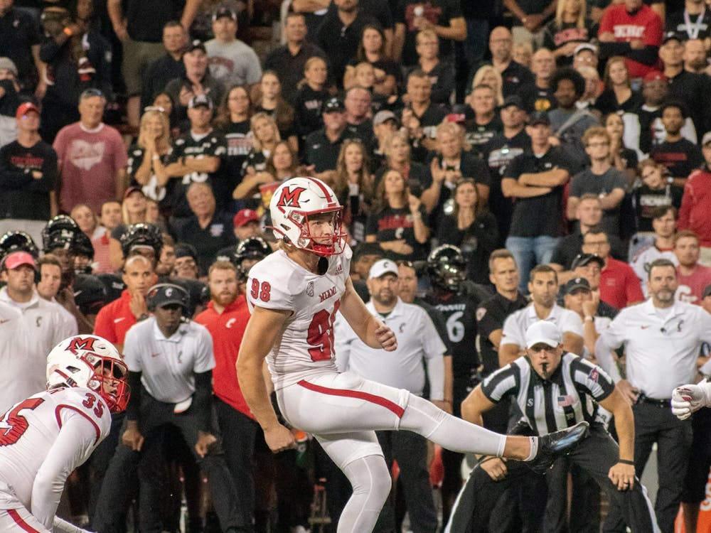 Graham Nicholson is one of three qualified FBS kickers who hasn't missed a field goal this season. He has made 17 field goals, the other two have made 11 and nine respectively.