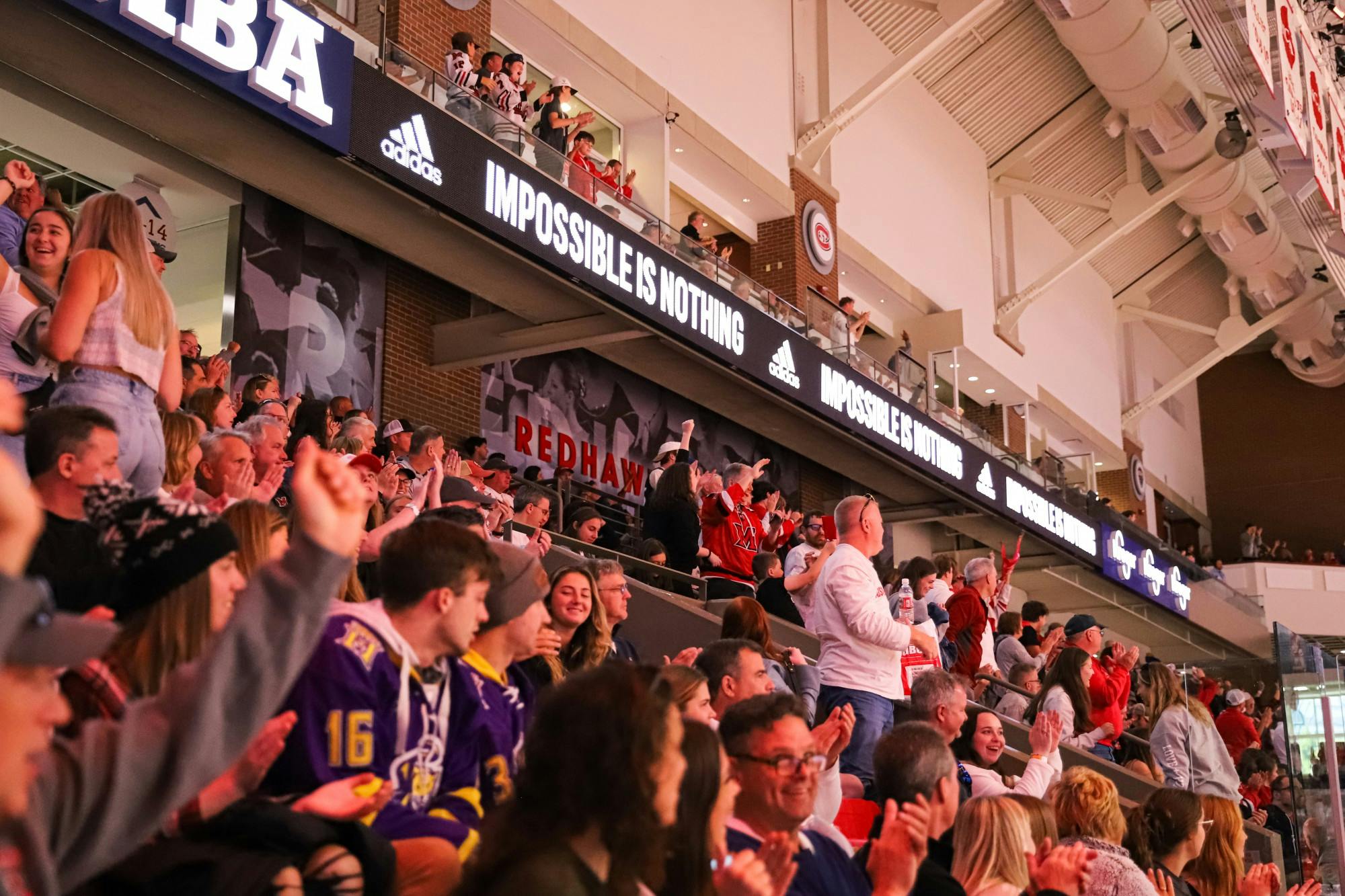 Fans packed Steve &quot;Coach&quot; Cady Arena Friday night to watch Miami play Ferris State﻿