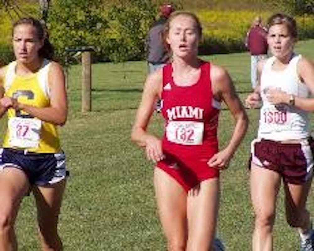Freshman Jillian Black (above), and the women's cross country team have been running on all cylinders this season, winning two of the team's first three races.