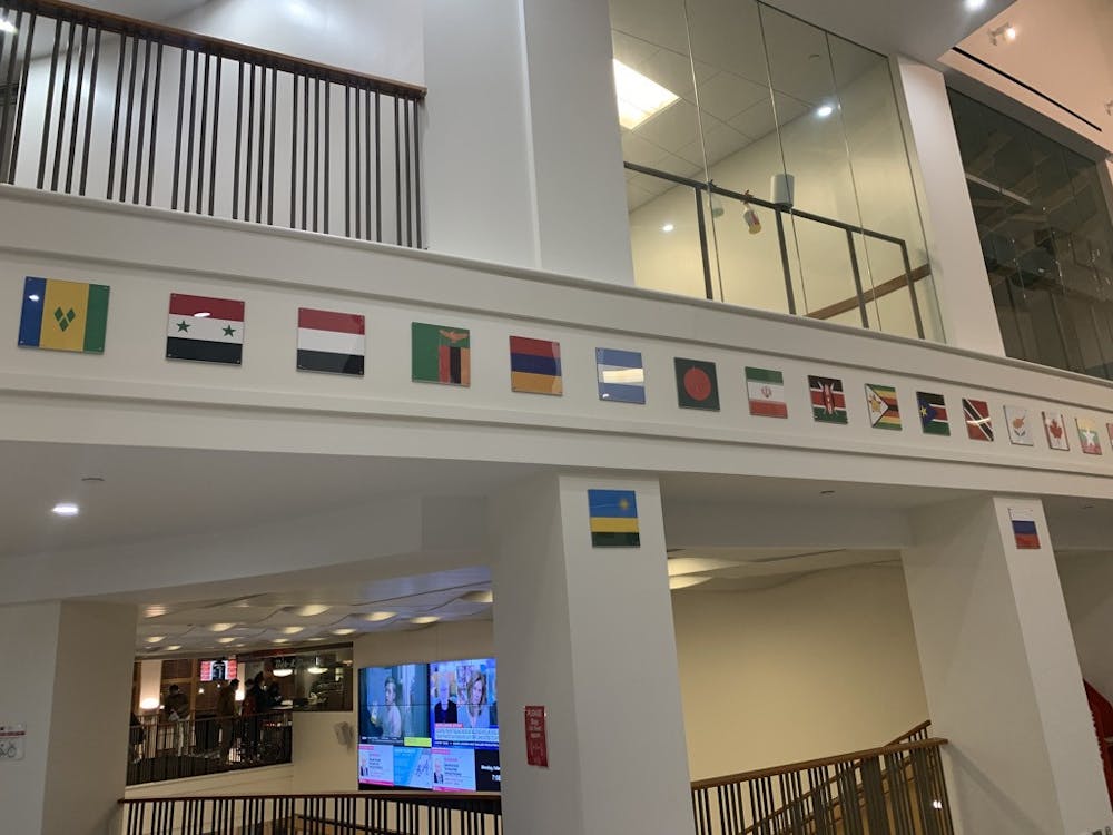 Though small in size, the flags in Armstrong have the potential to be deeply important to Miamians from around the world. Photo by Tim Carlin. 