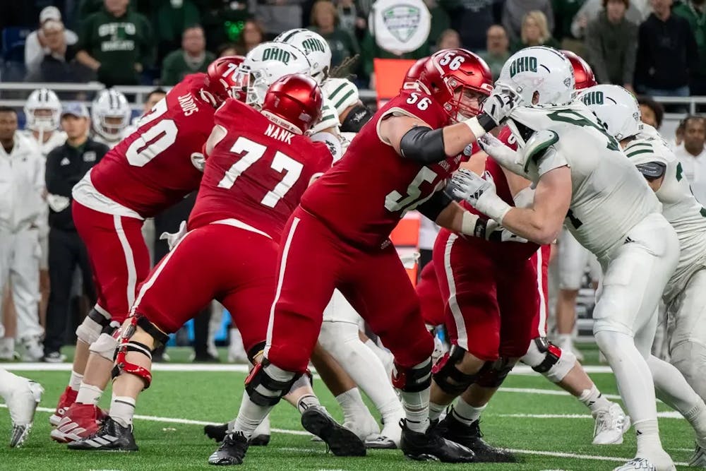 Miami lined up against Ohio at the MAC championship on Dec. 7