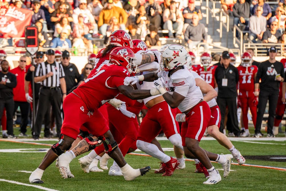<p>The Miami University RedHawks faced off against the California State University, Fresno Bulldogs at the Snoop Dogg Arizona Bowl on Dec. 27, held in Tucson, Arizona.</p>