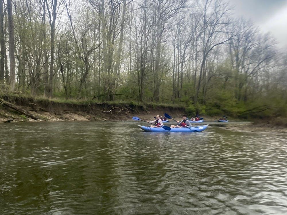 The Outdoor Pursuits Center had students "paddling and pedaling" on their most recent wellness day.