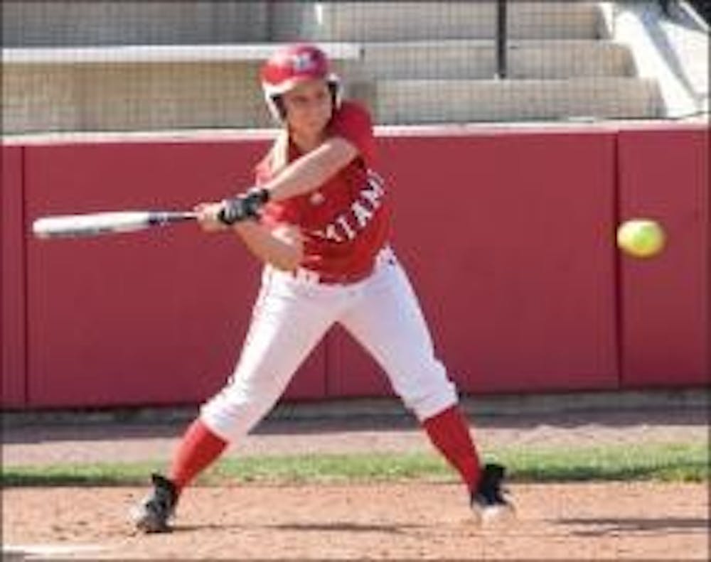 Freshman outfielder Jordan McElroy has adapted well to her position at the top of the lineup. 