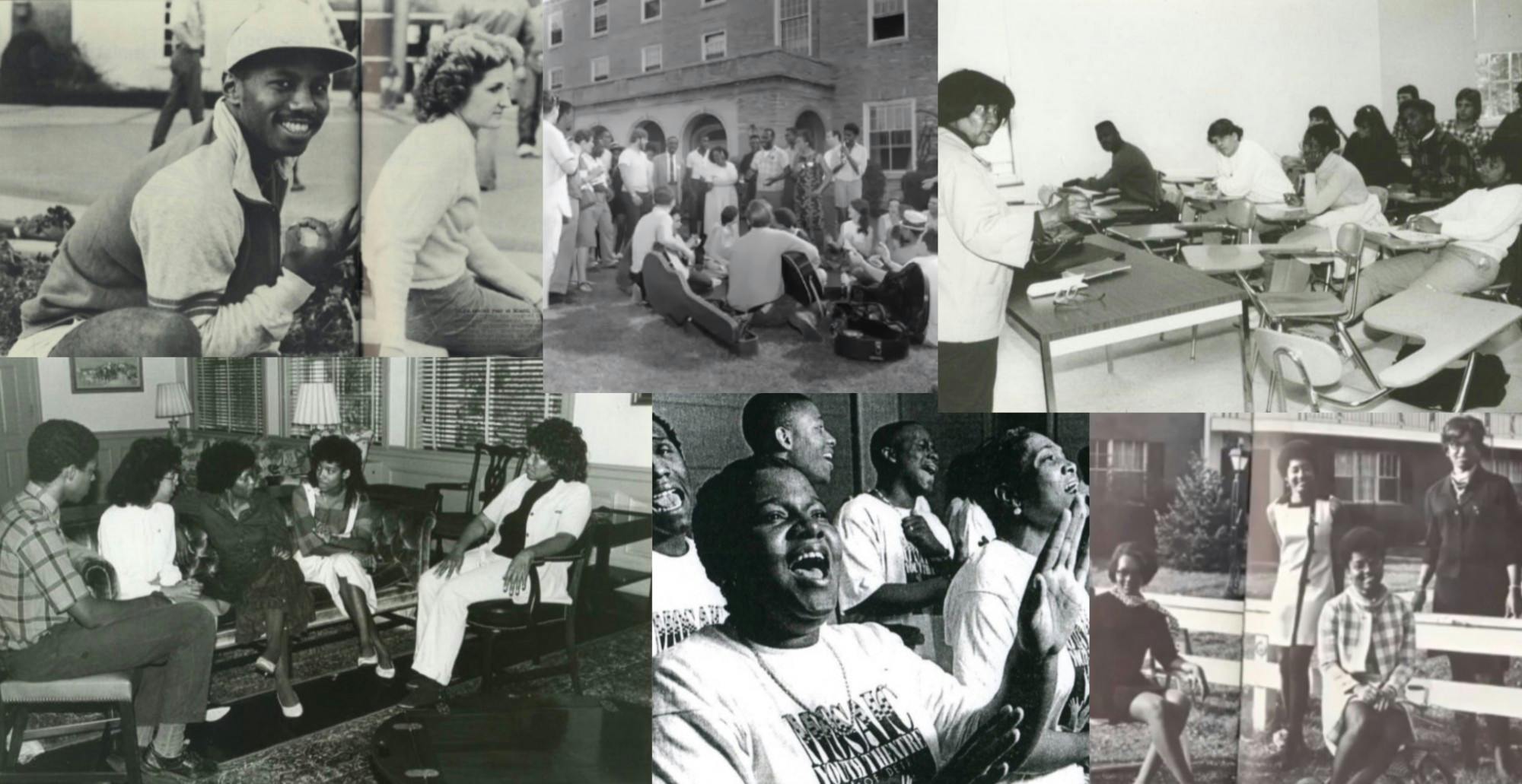 Photos in this graphic were contributed by the Miami University Archives.