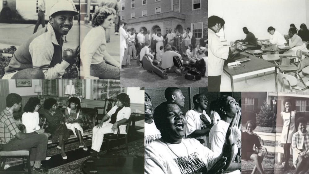 Photos in this graphic were contributed by the Miami University Archives.