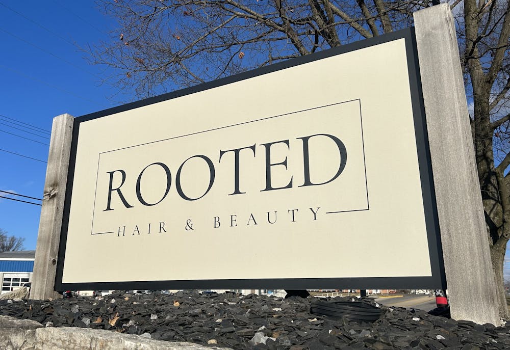 Rooted, a hair and beauty salon, can be found on Spring Street.