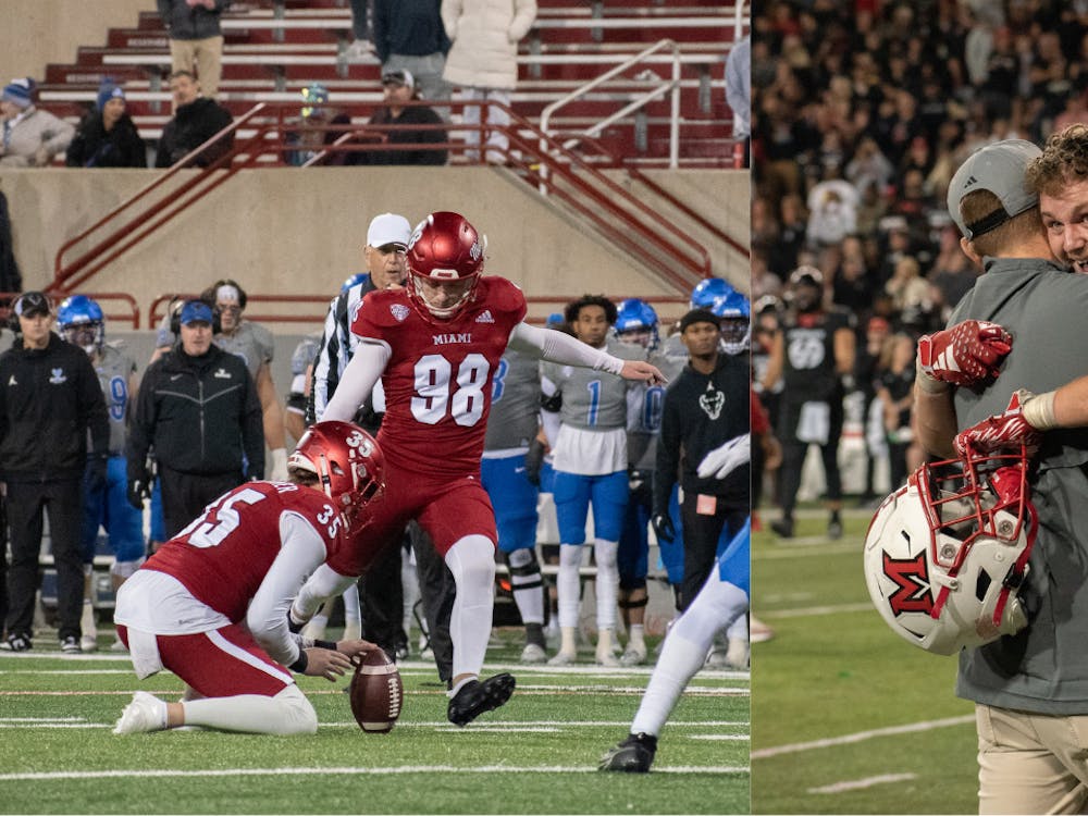 On Wednesday, Graham Nicholson was named the MAC Special Teams Player of the Year and Matt Salopek was named the MAC Defensive Player of the Year.