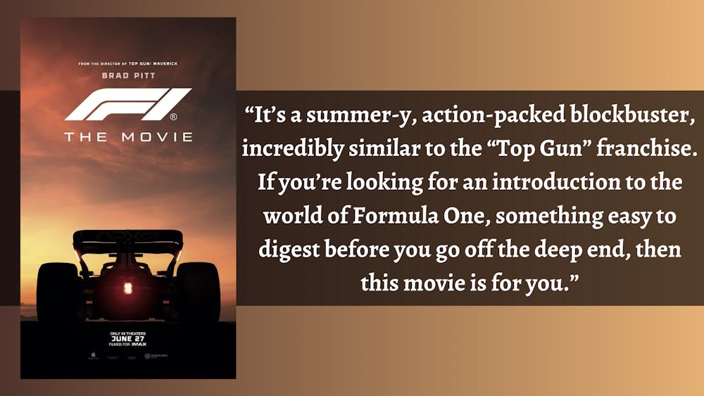 Parker Green, asst. campus & community editor, had mixed feelings on the new "F1" film starring Brad Pitt.