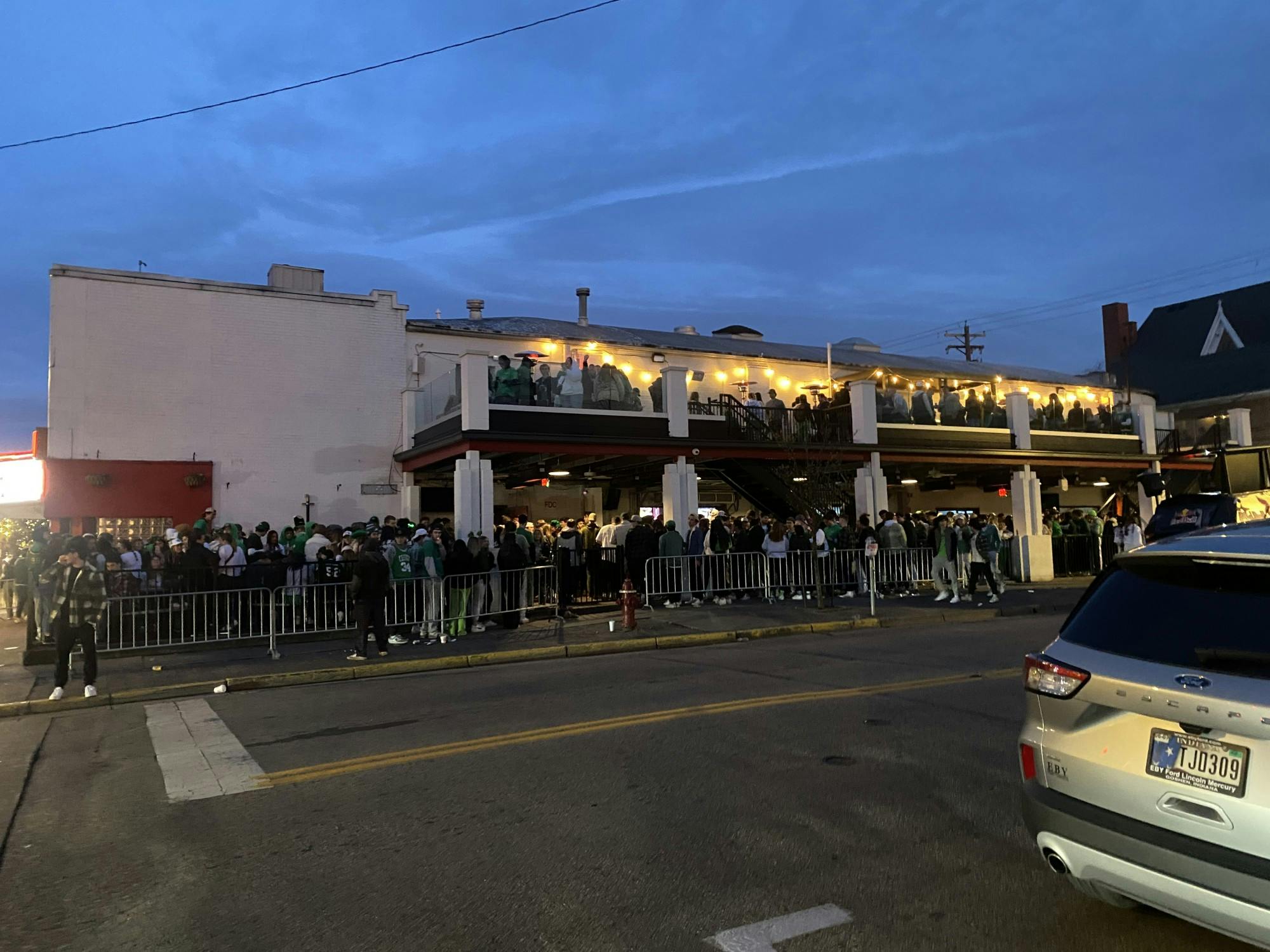 Brick Street was packed just after 7 a.m., less than two hours after opening for the day.