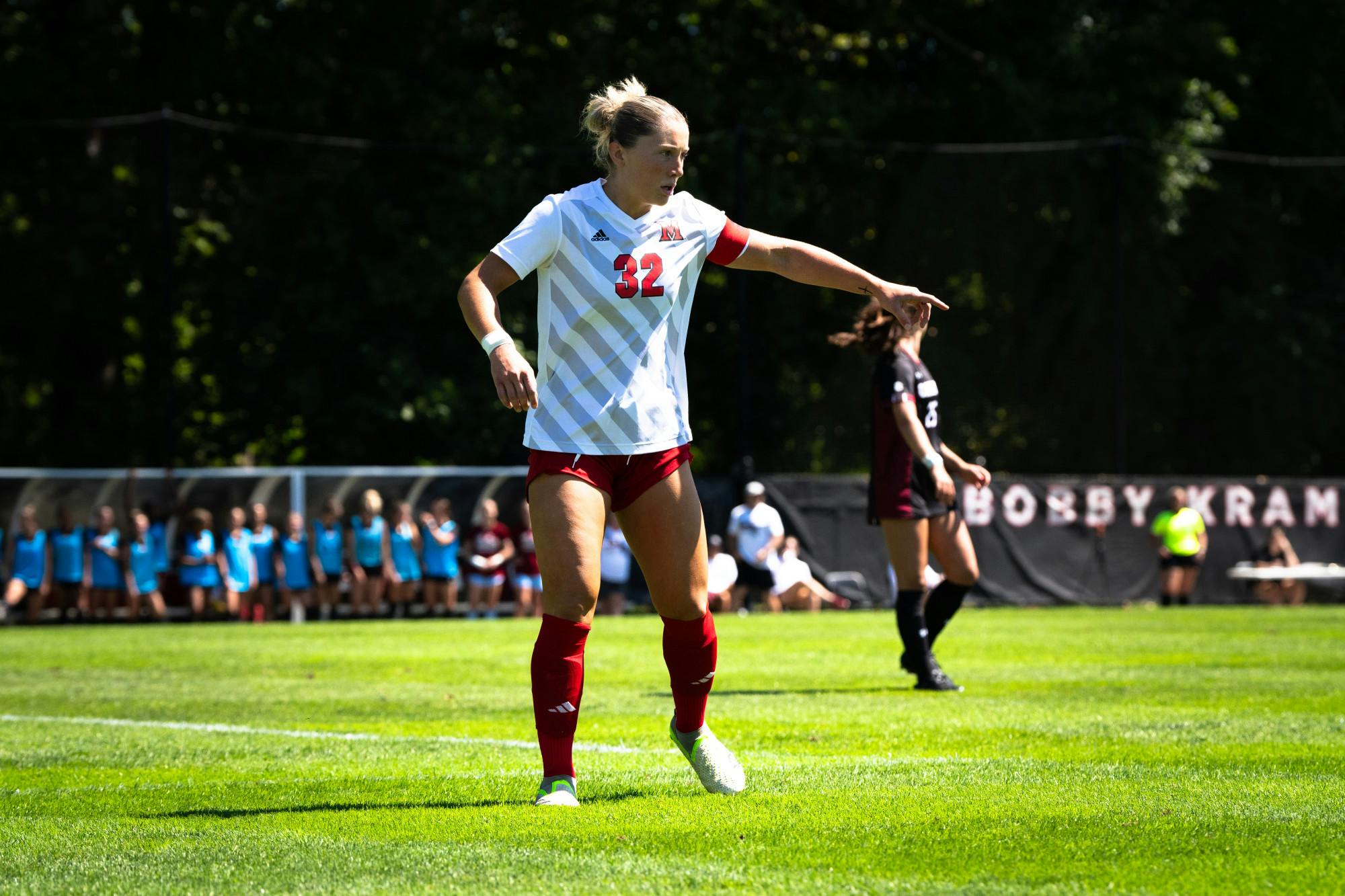 Hamlett had two shots, including one on goal, in last week's tie against South Carolina