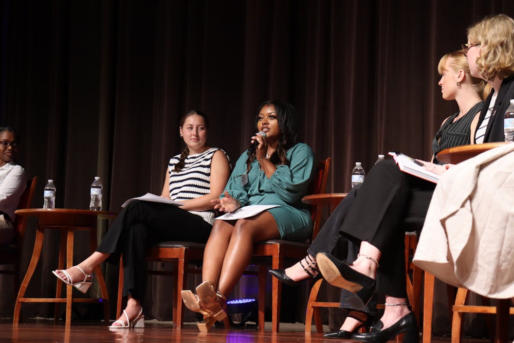 <p>The panel of eight successful women were asked questions ranging from ﻿what they wish they knew before coming to college to how they overcame adversity at the Women’s Success &amp; Safety panel Wednesday night.</p>