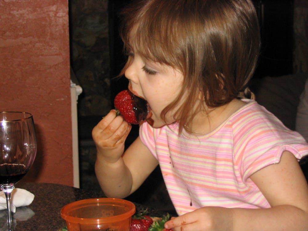 Food editor Ames Radwan has always been a messy eater!