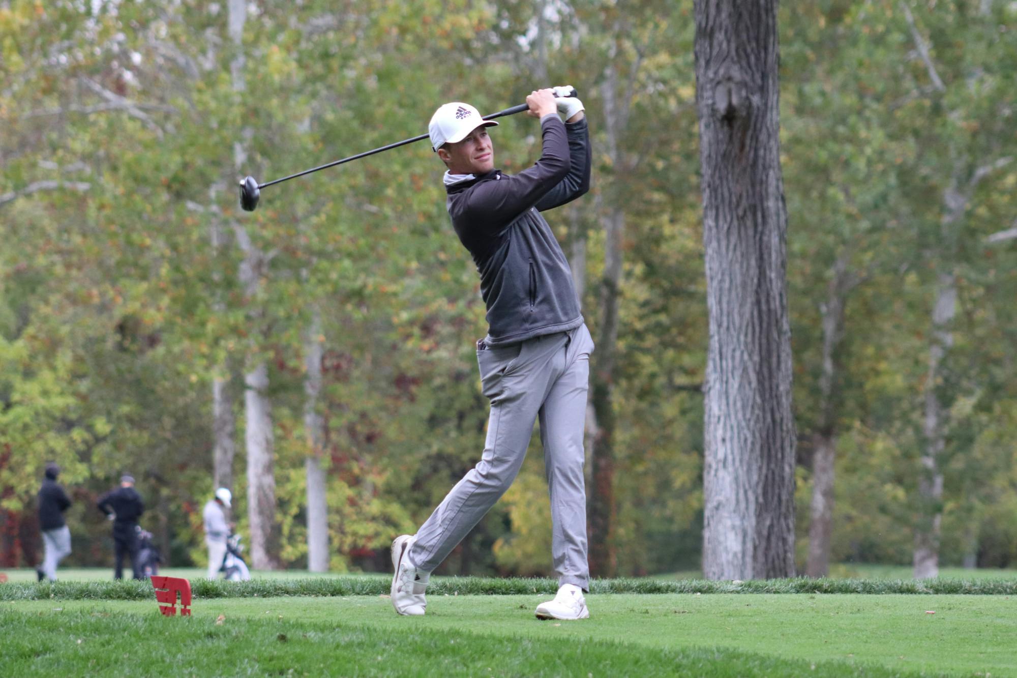 With the hectic travel schedule, Fisher’s daily schedule leaves little room for anything other than golf and academics