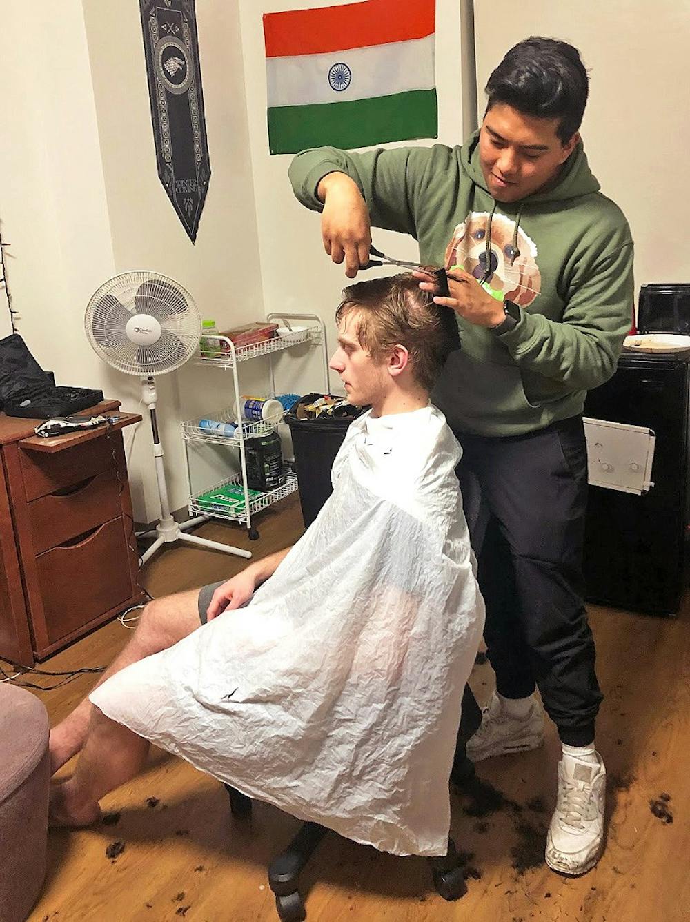 Tucson snips and socializes giving his clients a unique haircutting experience.