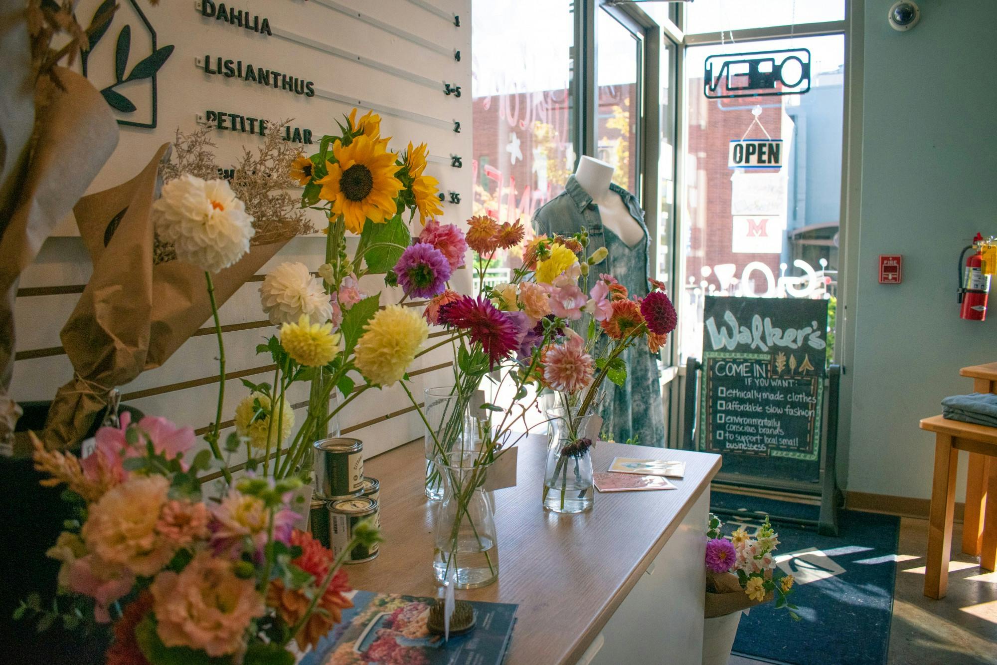Walker&#x27;s Footwear and Apparel have debuted a new, blooming addition to their store: a flower bar.