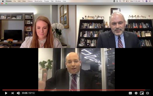 CNN&#x27;s Brian Stelter spoke to students about the media and journalism in the age of fake news. 