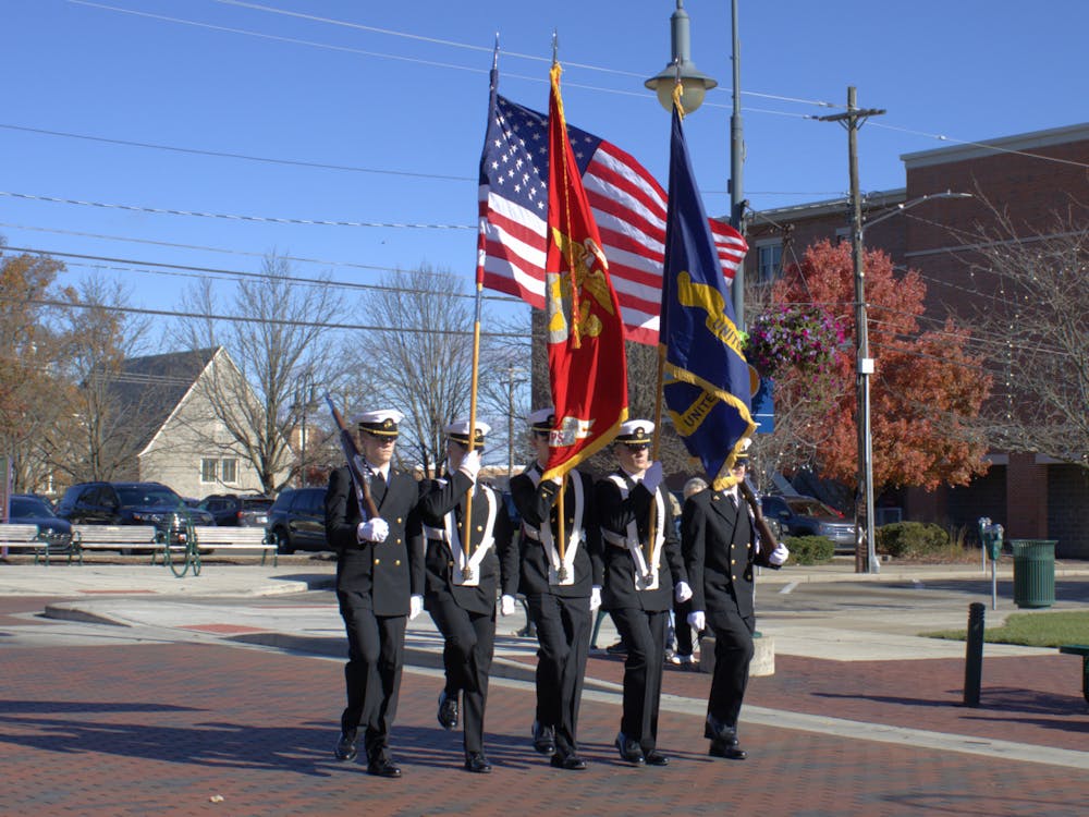 The Veterans Day celebration started at 10 a.m. Monday, Nov. 11.