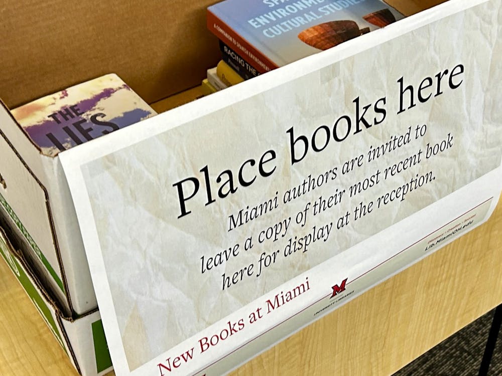 King Libraries "New Books at Miami" honored eight Miami faculty members for their recent publications.