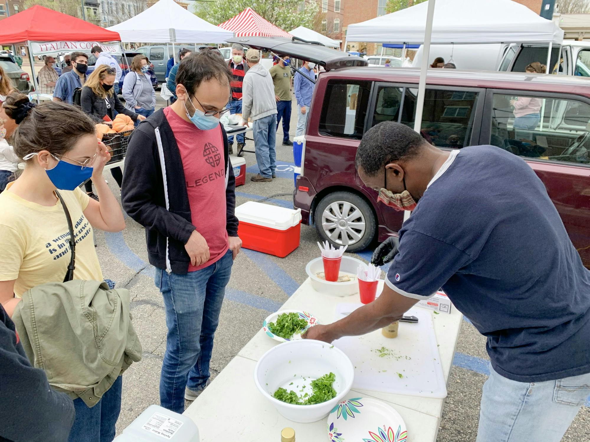 Oxford's weekly farmer's market brings fresh, locally grown food to the community.