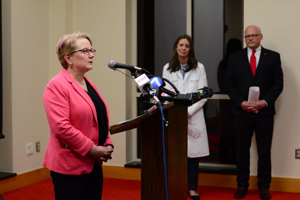<p>Ohio health officials came together Sunday night to announce the two Miami students suspected of having novel coronavirus tested negative for the disease and have been taken out of isolation. </p>