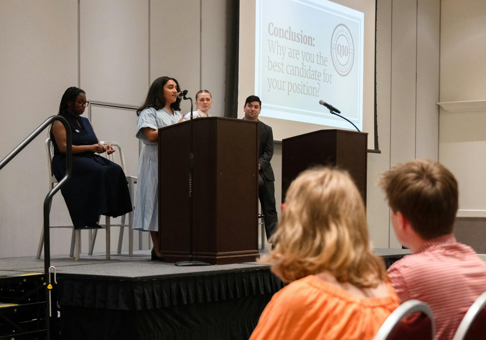 Presidential candidate Gracie Grady discusses the importance of implementing student suggestions in the greater Miami community. 