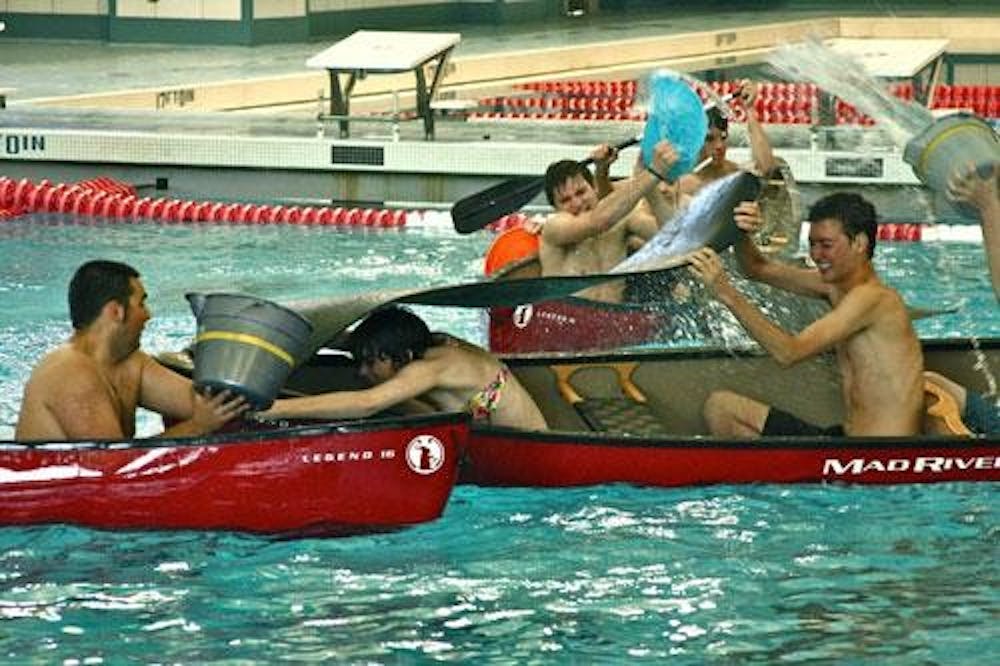 Miami University hosted its first-ever intramural battleship game Sunday. Over 50 students attended the event. 