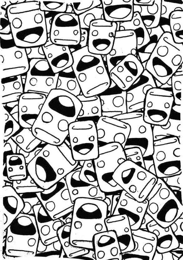 For first-year Nick Felaris, doodling on the edges of test papers turned into following his artistic dreams. 