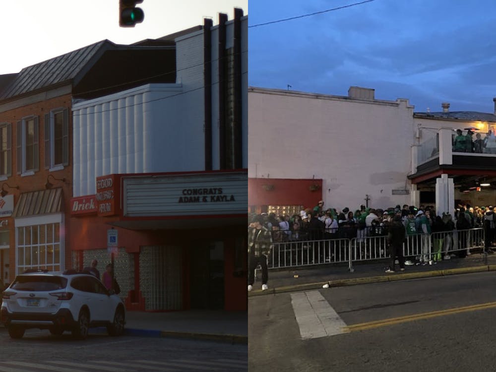 Brick Street Bar in the summer versus on Green Beer Day in March.﻿