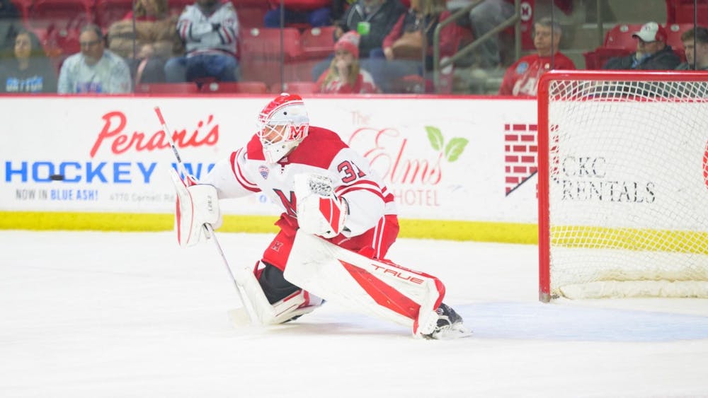 When star goalie Ludvig Persson transferred to the University of North Dakota at the end of last season, an opportunity opened up for Neaton to take the starting job.