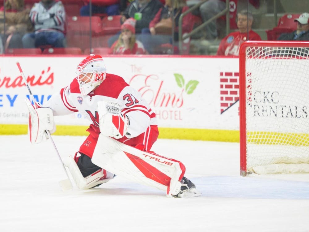 When star goalie Ludvig Persson transferred to the University of North Dakota at the end of last season, an opportunity opened up for Neaton to take the starting job.